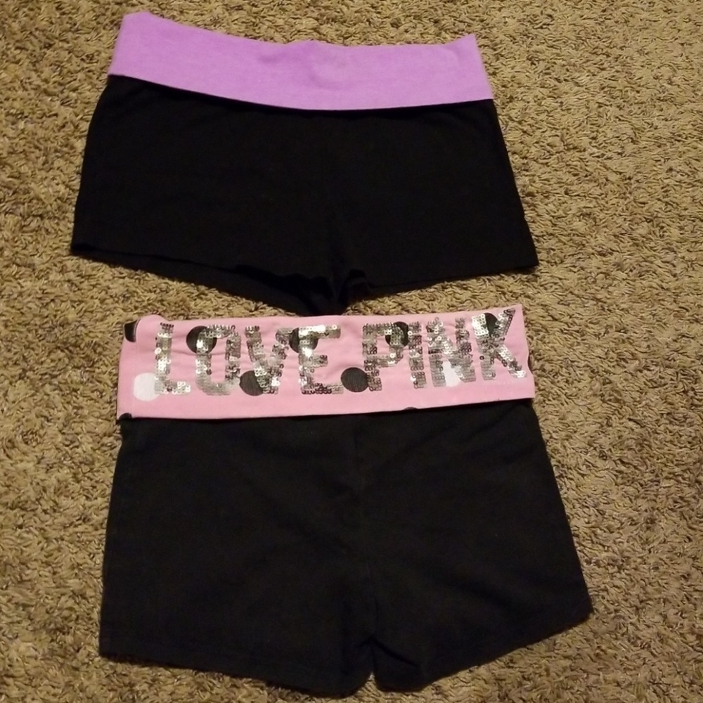 PINK VS YOGA SHORTS
